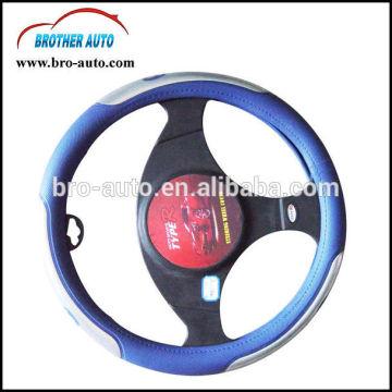 2015 new hot sell economical universal pu 42cm channel steering wheel cover
