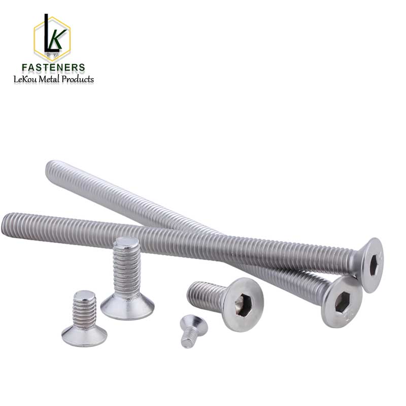 Stainless Steel 18-8 Hex-Drive Flat Head Screws4