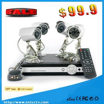 4 CH Video H.264 Mini DVR cheap best kit dvr