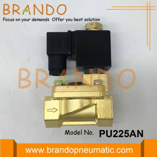 Normally Open Water Brass Solenoid Valve 3/4'' 220VAC