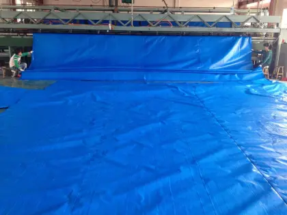 high quality big size PE tarpaulin