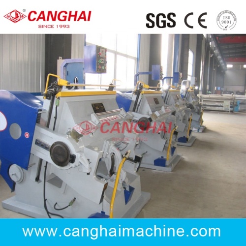 semi automatic flat paperboard die cut machine