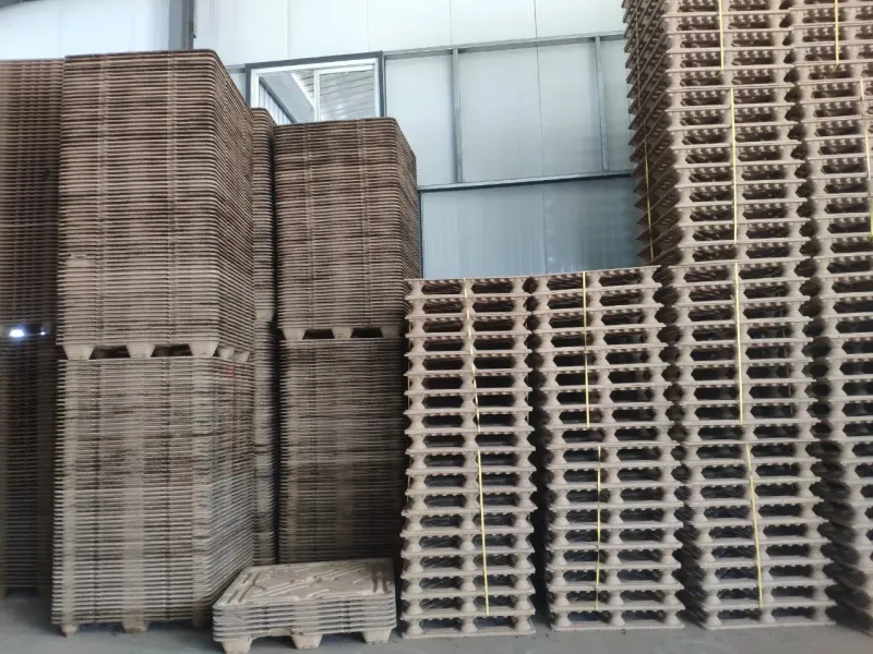 Title: **Fumigation-Free Nestable Compressed Wood Pallet**