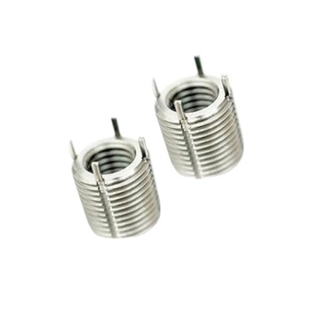 Stainless Steel and Carbon Steel M8 Metric Screw Lock Inserts with Brass Pin