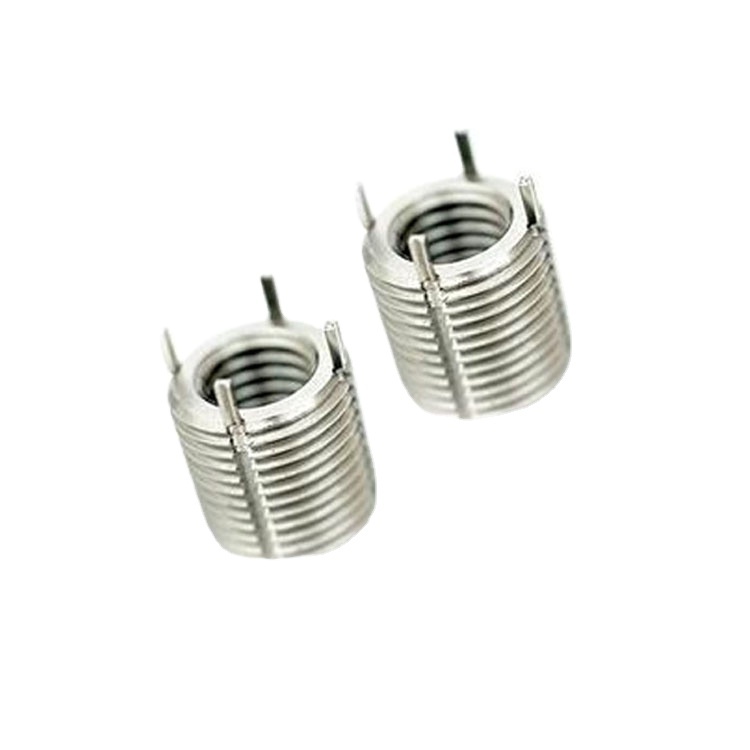 Stainless Steel and Carbon Steel M8 Metric Screw Lock Inserts with Brass Pin