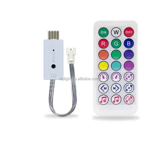 SP620E RGB LED Mini Controller with 21-Key IR Remote for WS2812 Strip