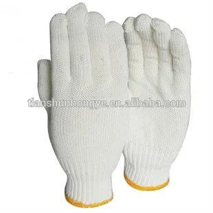 Bleach White Cotton gloves work gloves