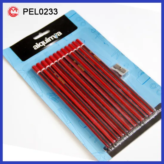 Set of Stripe Pencil and Sharpener