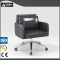 Low Back PU Leather Rotating Leisure Chair