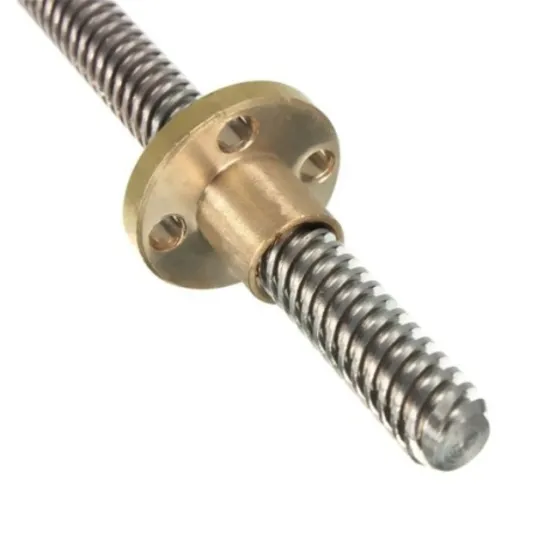 Factory supplier precision leadscrew, cnc machining stainless steel leadscrew