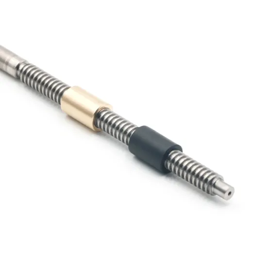 Trapezoidal screw Tr12x3 with round nut