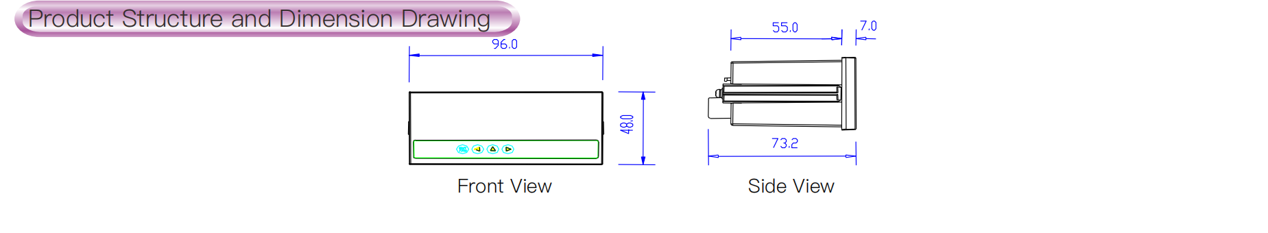 Digital process control meter
