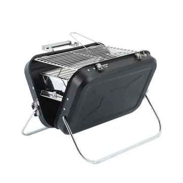 Mini Suitcase commercial charcoal bbq grill Camping outdoor Folding Stainless Steel Charcoal Barbecue Portable bbq grills