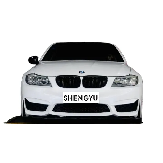 BMW 3 Series E90 2009-2012 Body Kit - M4 Front Bumper & Rear Lip with Exhaust Upgrade