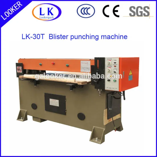 Dust Free plastic die cutter for plastic sheet blister clamshell box