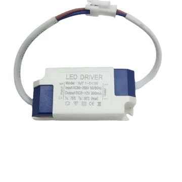 LED Power Supply and Driver for Various Wattages (3W to 50W+) and Currents (260mA to 300mA)