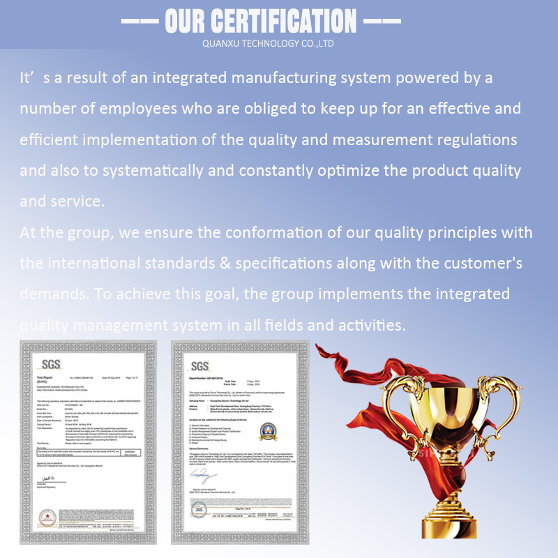 Our Certification 1