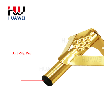 Newest Design 150MM Gold Metal Triangle Furniture Legs