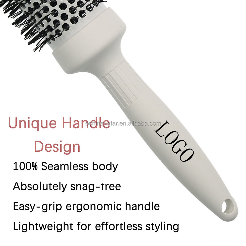 nylon bristle round brush