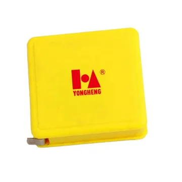 1m round retractable mini tape measure with key-chain