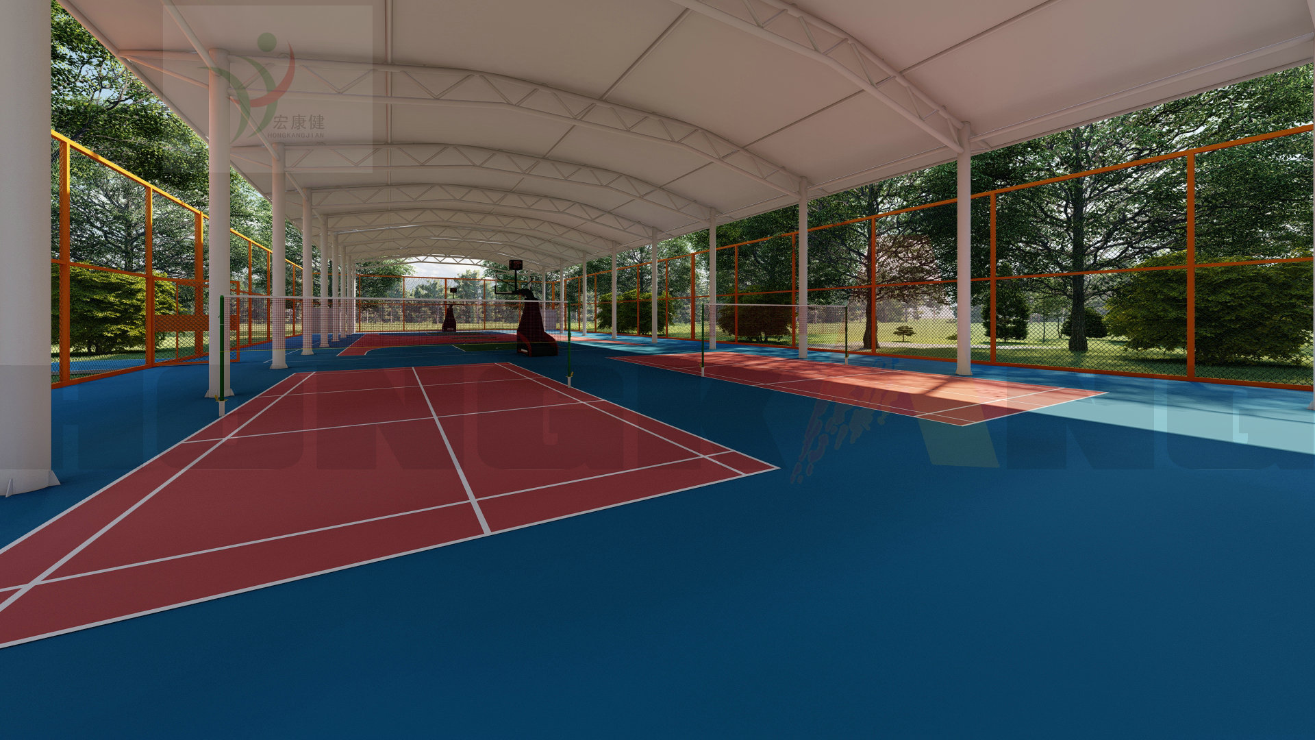 Premium Panoramic Padel Tennis Court Cage