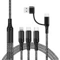 5-in-1 Multi USB Charging Cable สำหรับโทรศัพท์มือถือ