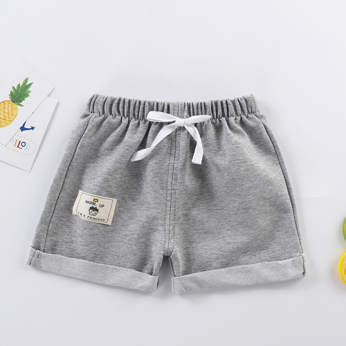 Pantalones cortos de deportes de algodón pantalones para niños