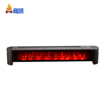 2000W Smart House Heater with 7 Adjustable Colors - Electric Fireplace and Baseboard Heater for Winter