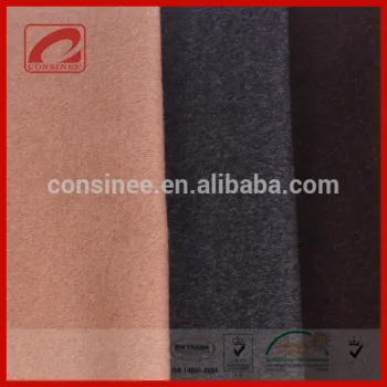 Luxury double faced pure cashmere Consinee cashmere fabric