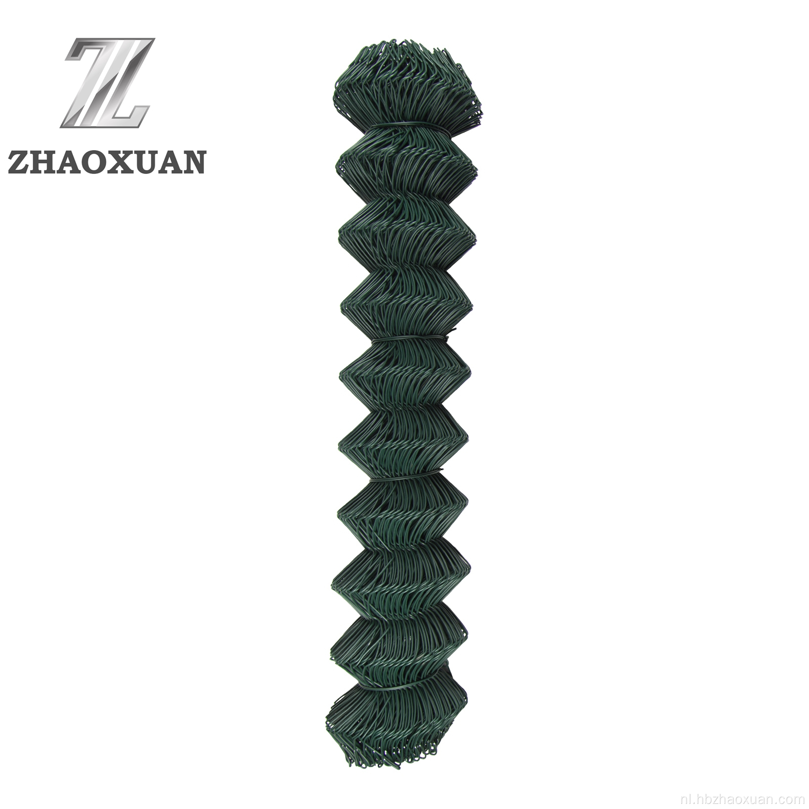 Zwart vinyl gecoate 5 voet ketting link hek