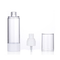 Transparent cosmetics packaging containers airless bottle