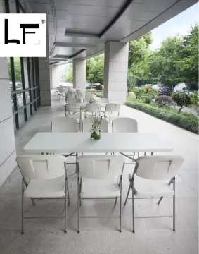 Free Sample Outdoor Portable Picnic 6ft Plastic Folding Table Manufacturer In China