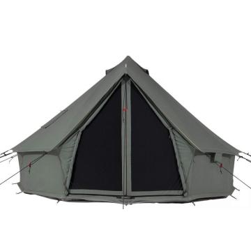 Tent à cloche de toile de luxe respirante - avec Jack de poêle