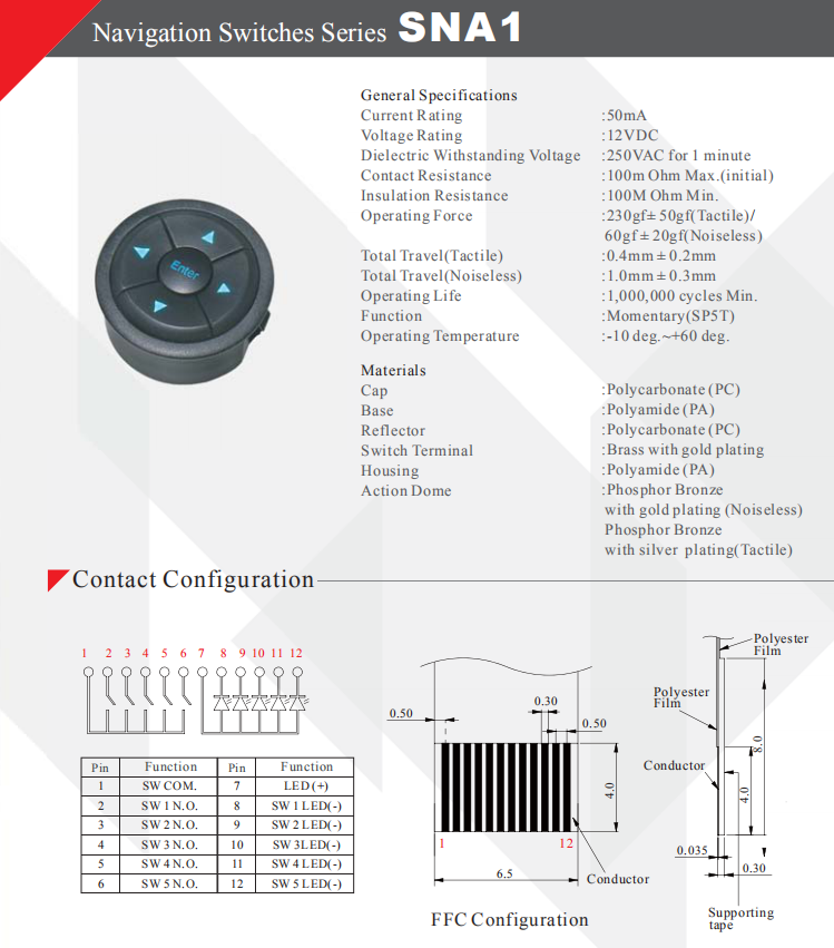 5-way Navigation Switch