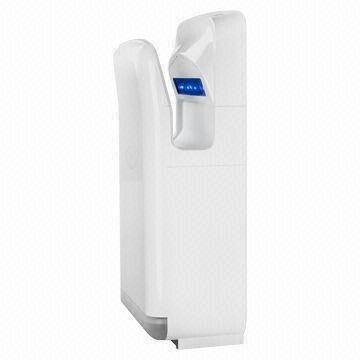Jet Hand Dryer with 85 to 95m/s Injection Speed and 1,850W Rated Power