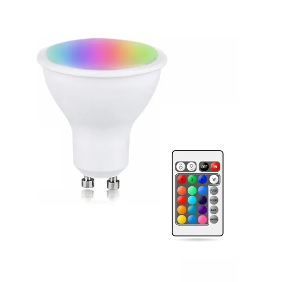 GU10 Smart LED Bulb - 5W/9W Color Changing RGB Bulb with Remote Control (110V/220V)