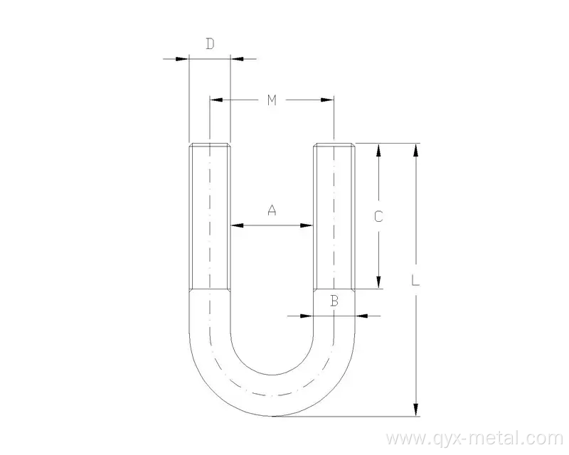 Durable GR5 Titanium U-Bolts for Machinery Industries