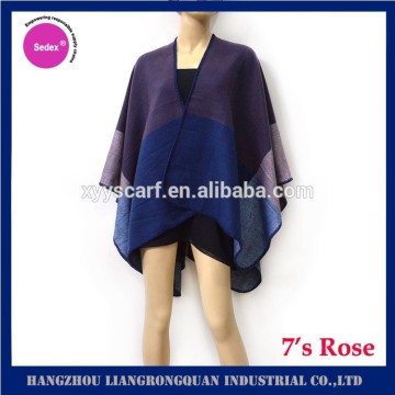 Have in stock good quality fashion cashmere winter poncho mexicano