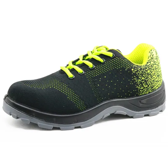 Steel toe puncture proof breathable safety shoes