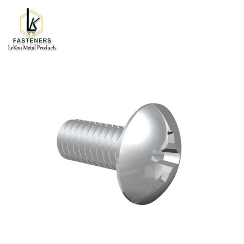 Машынныя шрубы з крыжападобнай галоўкай з нержавеючай сталі