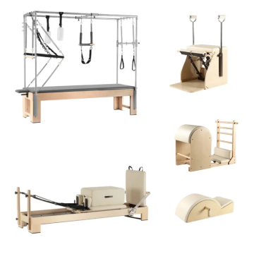 Best Sellers Studio: Portable Cadillac Pilates Reformer with Springs and Wood Equipment Set