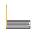 Excavator 374DL Boom Pin 367-1444, Dipper Arm Pin Assembly 3671444