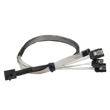 SAS SFF-8643 to 4x SATA Power Supply Adapter Cable - 6Gb/s Server Workstation HDD Connection