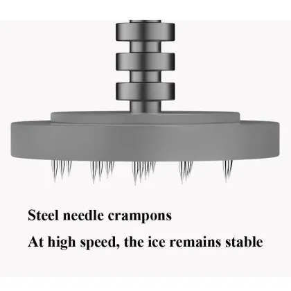 High Capacity 110V/220V Commercial Ice Crush Machine: Shaves Snow-like Ice at 80KG per Hour - Perfect for Bars, Restaurants, and Catering