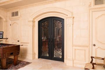 Hand Forged Iron Door