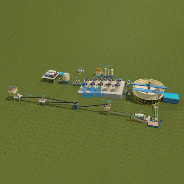 Small Scale CIL Gold Plant 200TPD Rock Gold Refinement Line Price