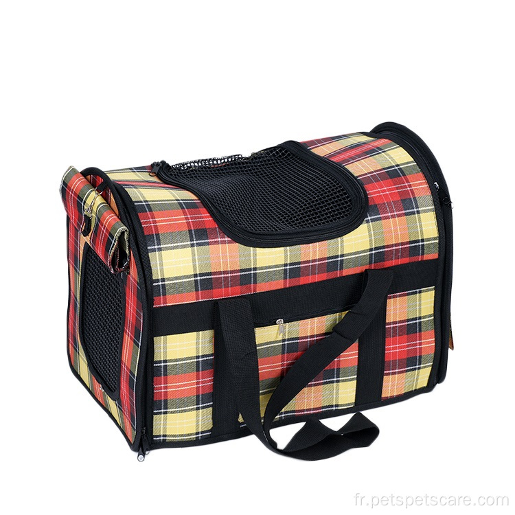Polyester Floral Pet Carriers Chats Pet Cages Carriers