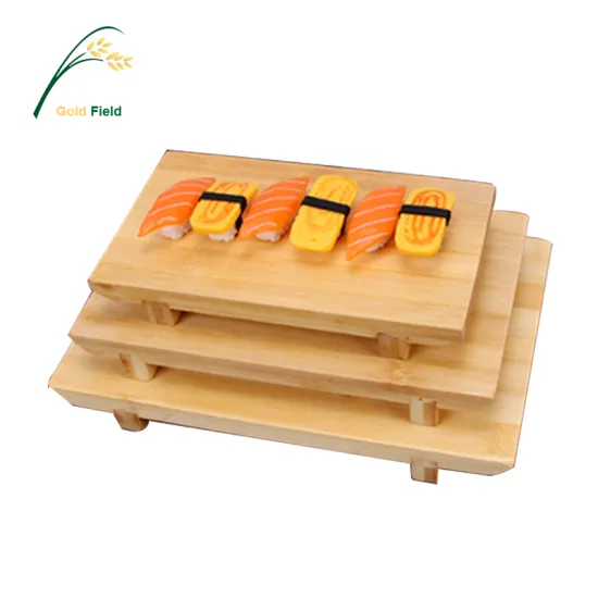 Japanese Bamboo Plate Sushi Desk Decoration