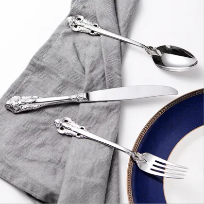 Royal Stainless Steel Silver Tableware Set