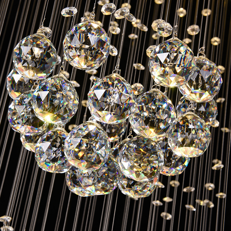 Hanging Crystal Lights ChandelierofWhite Ceiling Pendant Lights